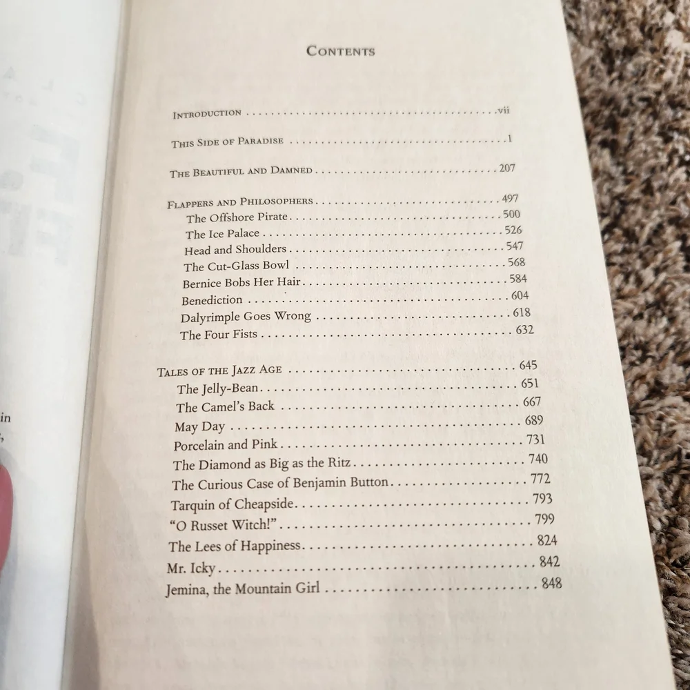 F. Scott Fitzgerald Classic Works Book - Orange and Gray - Picture 3 of 4